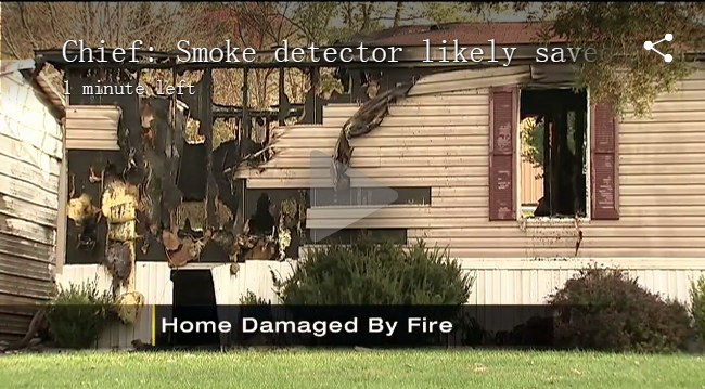 Chief: Smoke detector likely saved couple's lives during fire